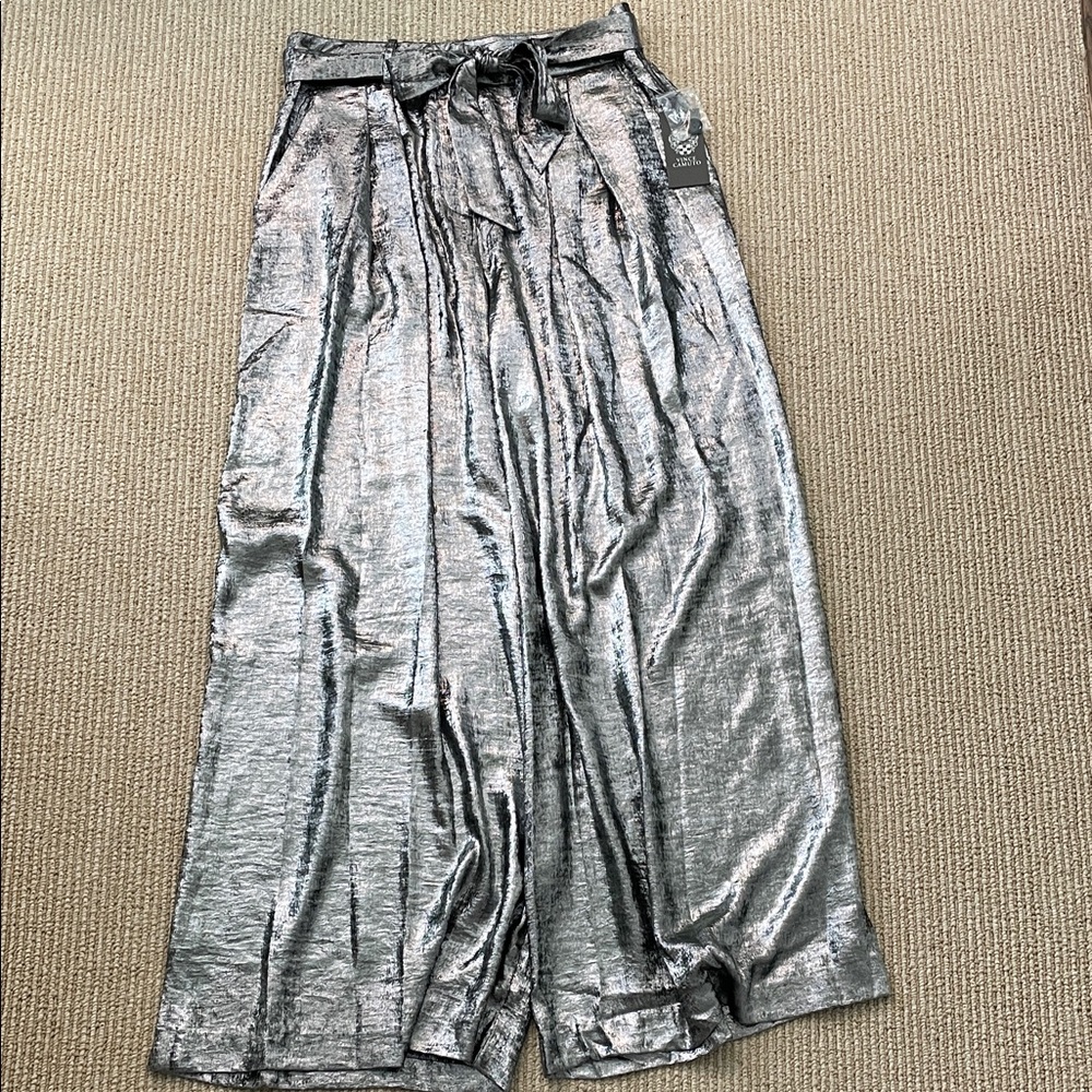 Vince Camuto metallic Silver Trousers